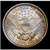 Image 3 : ***Auction Highlight*** 1897-p Rainbow Toned Barber Quarter 25c Graded GEM+ Unc By USCG (fc)