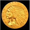 Image 2 : ***Auction Highlight*** 1911-p Gold Indian Half Eagle $5 Graded Select Unc By USCG (fc)