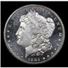 Image 2 : ***Auction Highlight*** 1884-cc Morgan Dollar $1 Graded Choice Unc+ DMPL By USCG (fc)