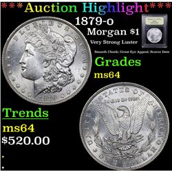 ***Auction Highlight*** 1879-o Morgan Dollar $1 Graded Choice Unc By USCG (fc)