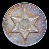 Image 2 : ***Auction Highlight*** 1861 Three Cent Silver 3cs Graded Select+ Unc (fc)