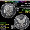 Image 1 : ***Auction Highlight*** 1881-s Morgan Dollar $1 Graded Choice Unc+ DMPL By USCG (fc)