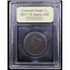 Image 4 : ***Auction Highlight*** 1817 15 stars Mint Error Coronet Head Large Cent 1c Graded vf++ By USCG (fc)