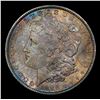 Image 2 : ***Auction Highlight*** 1886-p Colorfully Toned Top 100 Vam 1A Morgan Dollar $1 Graded GEM+ Unc By U