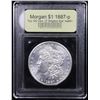 Image 4 : ***Auction Highlight*** 1887-p Top 100 Vam 12 'Alligator Eye' Morgan $1 Graded GEM++ Unc By USCG (fc