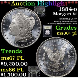 ***Auction Highlight*** 1884-o Morgan Dollar $1 Graded GEM++ PL By USCG (fc)