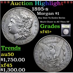 ***Auction Highlight*** 1895-s Morgan Dollar $1 Graded Xf+ By USCG (fc)