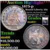 Image 1 : ***Auction Highlight*** 1875-p Twenty Cent Piece 20c Graded GEM+ Unc By USCG (fc)