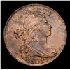 Image 2 : * Highlight Of Entire Auction* 1802 S-236 Draped Bust Large Cent 1c Graded Select Unc RB By USCG (fc