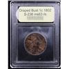 Image 4 : * Highlight Of Entire Auction* 1802 S-236 Draped Bust Large Cent 1c Graded Select Unc RB By USCG (fc