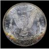 Image 3 : ***Auction Highlight*** 1878-s Rainbow Toned Morgan Dollar $1 Graded GEM Unc By USCG (fc)