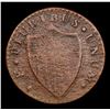 Image 3 : ***Auction Highlight*** 1787 New Jersey Outlined Colonial Cent 1c Graded vf+ By USCG (fc)