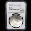 Image 2 : NGC 2014-p Baseball Hall Of Fame Modern Commem Dollar $1 Graded ms70 By NGC