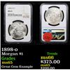Image 1 : NGC 1898-o Morgan Dollar $1 Graded ms65 By NGC