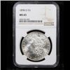 Image 2 : NGC 1898-o Morgan Dollar $1 Graded ms65 By NGC