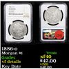 Image 1 : NGC 1886-o Morgan Dollar $1 Graded vf details By NGC