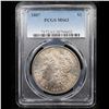 Image 2 : PCGS 1887-p Morgan Dollar $1 Graded ms63 By PCGS