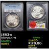 Image 1 : PCGS 1882-s Morgan Dollar $1 Graded ms64 By PCGS