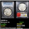 Image 1 : PCGS 1898-o Morgan Dollar $1 Graded ms65 By PCGS