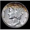 Image 2 : 1935-s Mercury Dime 10c Grades Choice AU/BU Slider