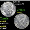 Image 1 : 1921-d Morgan Dollar $1 Grades Select+ Unc