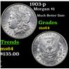 Image 1 : 1903-p Morgan Dollar $1 Grades Choice Unc