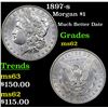 Image 1 : 1897-s Morgan Dollar $1 Grades Select Unc