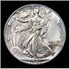 Image 2 : 1941-p Walking Liberty Half Dollar 50c Grades Select+ Unc