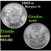 Image 1 : 1885-o Morgan Dollar $1 Grades Choice Unc