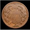 Image 2 : 1868 Two Cent Piece 2c Grades f+
