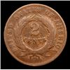 Image 3 : 1868 Two Cent Piece 2c Grades f+