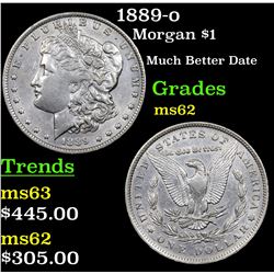 1889-o Morgan Dollar $1 Grades Select Unc