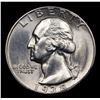 Image 2 : 1938-p Washington Quarter 25c Grades GEM+ Unc
