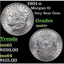 1901-o Morgan Dollar $1 Grades Choice+ Unc