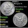 Image 1 : 1900-s Morgan Dollar $1 Grades Select Unc