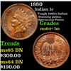 Image 1 : 1880 Indian Cent 1c Grades Choice+ Unc BN