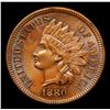 Image 2 : 1880 Indian Cent 1c Grades Choice+ Unc BN