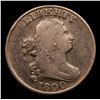 Image 2 : 1800 Draped Bust Half Cent 1/2c Grades f, fine