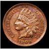 Image 2 : 1908 Indian Cent 1c Grades GEM+ Unc BN