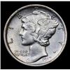 Image 2 : 1917-p Mercury Dime 10c Grades Select Unc