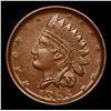 Image 2 : 1863 Indian Civil War Token 1c Grades AU, Almost Unc