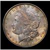 Image 2 : 1886-p Rainbow Toned Morgan Dollar $1 Grades Choice+ Unc