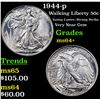 Image 1 : 1944-p Walking Liberty Half Dollar 50c Grades Choice+ Unc