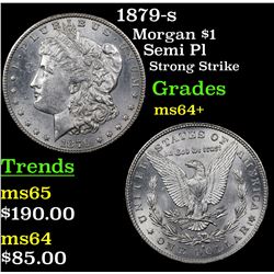 1879-s Morgan Dollar $1 Grades Choice+ Unc