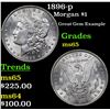 Image 1 : 1896-p Morgan Dollar $1 Grades GEM Unc