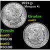 Image 1 : 1921-p Morgan Dollar $1 Grades Select Unc