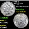 Image 1 : 1891-p Morgan Dollar $1 Grades Unc Details