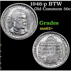 1946-p BTW Old Commem Half Dollar 50c Grades Select Unc