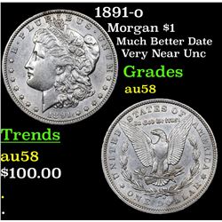 1891-o Morgan Dollar $1 Grades Choice AU/BU Slider