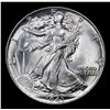 Image 2 : 1943-p Walking Liberty Half Dollar 50c Grades Choice+ Unc